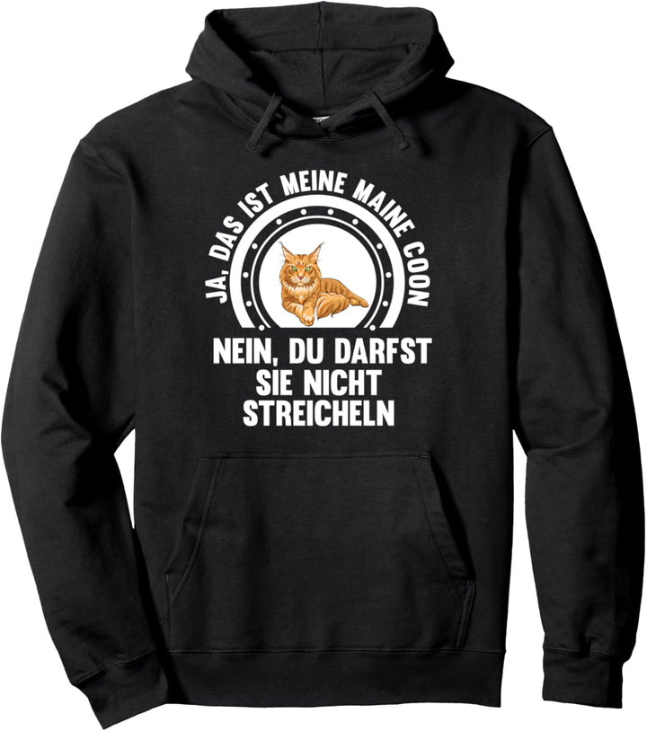 Maine Coon Katze Pullover Hoodie