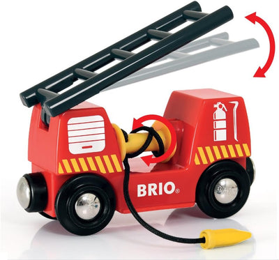 BRIO 33817 - Bahn Grosses Feuerwehr Deluxe Set, bunt