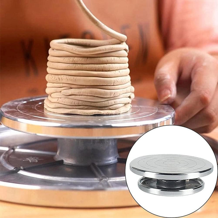 Tagtight Drehbare mit Metallplatte aus Stahl, Craft Clay Skulptur, Schwerlast Bildhauerei Rad Drehsc