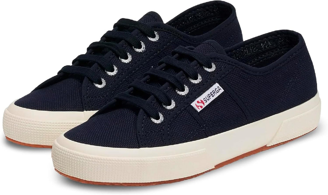 Superga 2750 Linu, Damen Schnürsneaker 39.5 EU Blau Navy White F43, 39.5 EU Blau Navy White F43