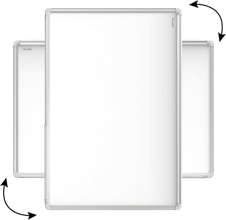 Allboards, magnetisches Whiteboard mit Expo-Alurahmen, trocken abwischbar und beschreibbar, wandmont