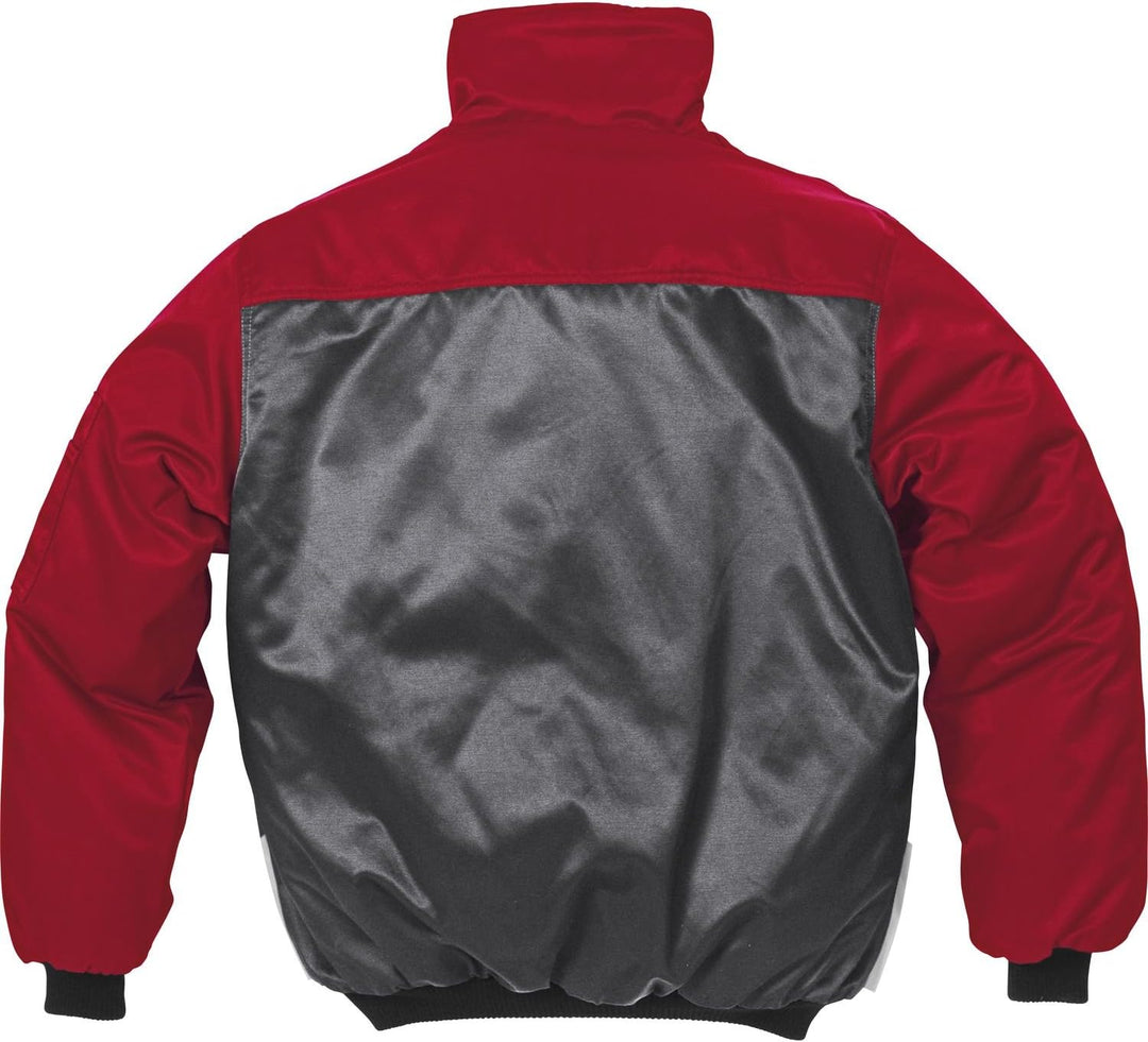 FRISTADS Kansas Pilotenjacke Icon XL, grau, rot