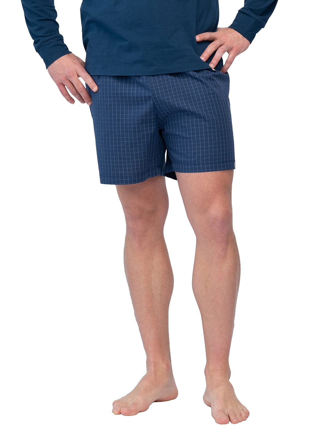 greenjama Herren Pyjama-Shorts Pyjamaunterteil XXL Ultramarine, XXL Ultramarine