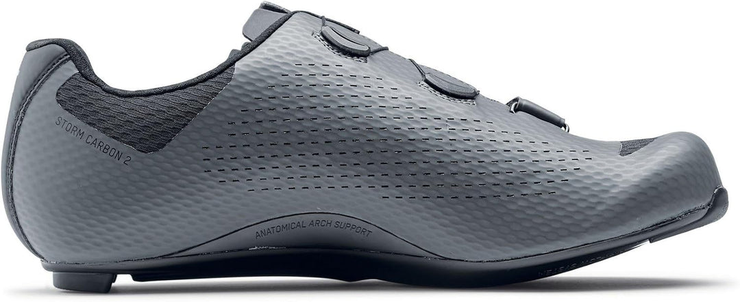 Northwave Herren Storm Carbon 2 Turnschuhe 42 EU Dunkelgrau, 42 EU Dunkelgrau