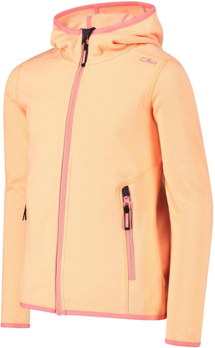 CMP Softshell Jungen Kapuzen Jacke 98 Melone-Pfirsich-Weiss, 98 Melone-Pfirsich-Weiss