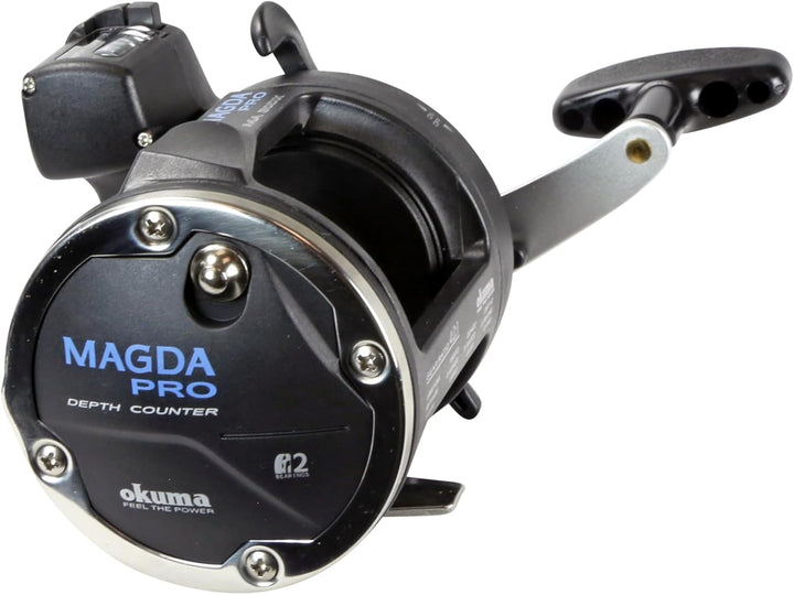 Okuma Magda Pro Line Counter Levelwind Schlepprolle MA-15DX, MA-15DX