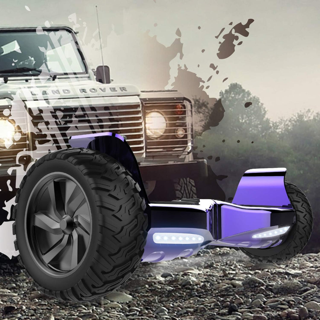 GeekMe Hoverboards Offroad 8.5 Zoll, SUV Hoverboards mit APP, Bluetooth Lautsprecher, Doppelmotor, L