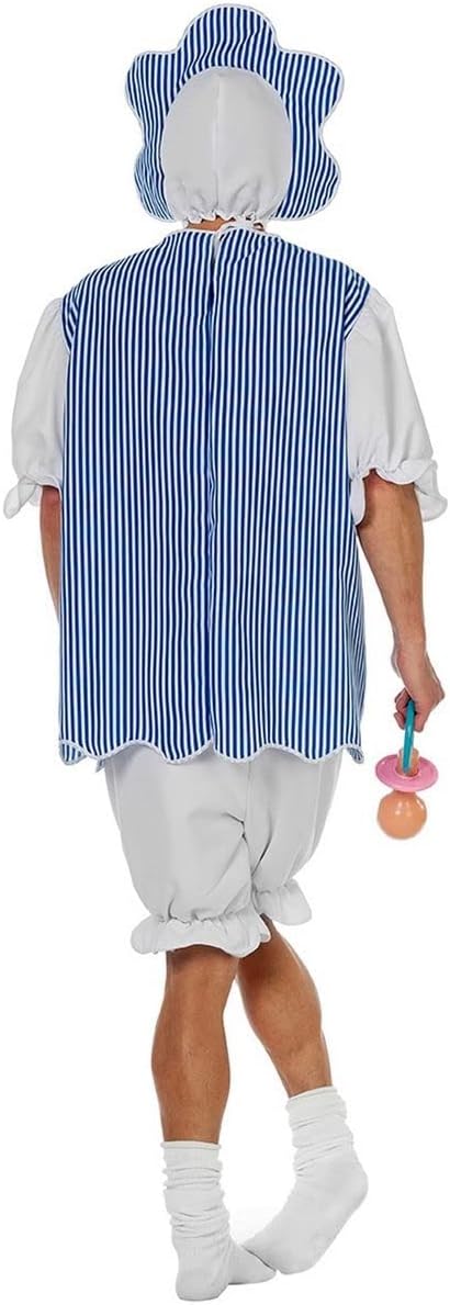 Stekarneval Baby Kostüm Kleinkind blau-Weiss 52, 52