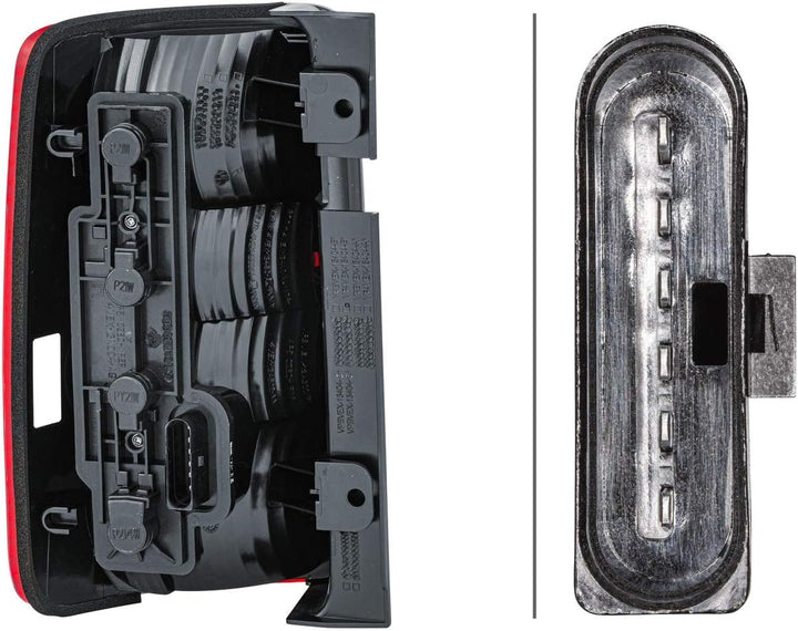 HELLA 2VP 354 042-021 Heckleuchte - Glühlampe - rechts - für u.a. VW Caddy III Box (2Ka, 2Kh, 2Ca, 2