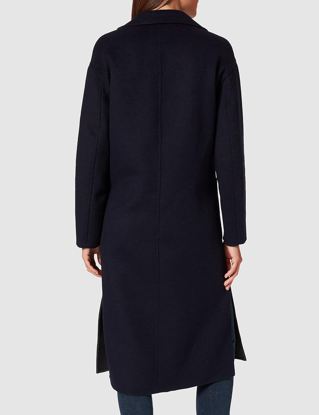 s.Oliver Damen Wollmischungs-Mantel 34 Blue 5959, 34 Blue 5959