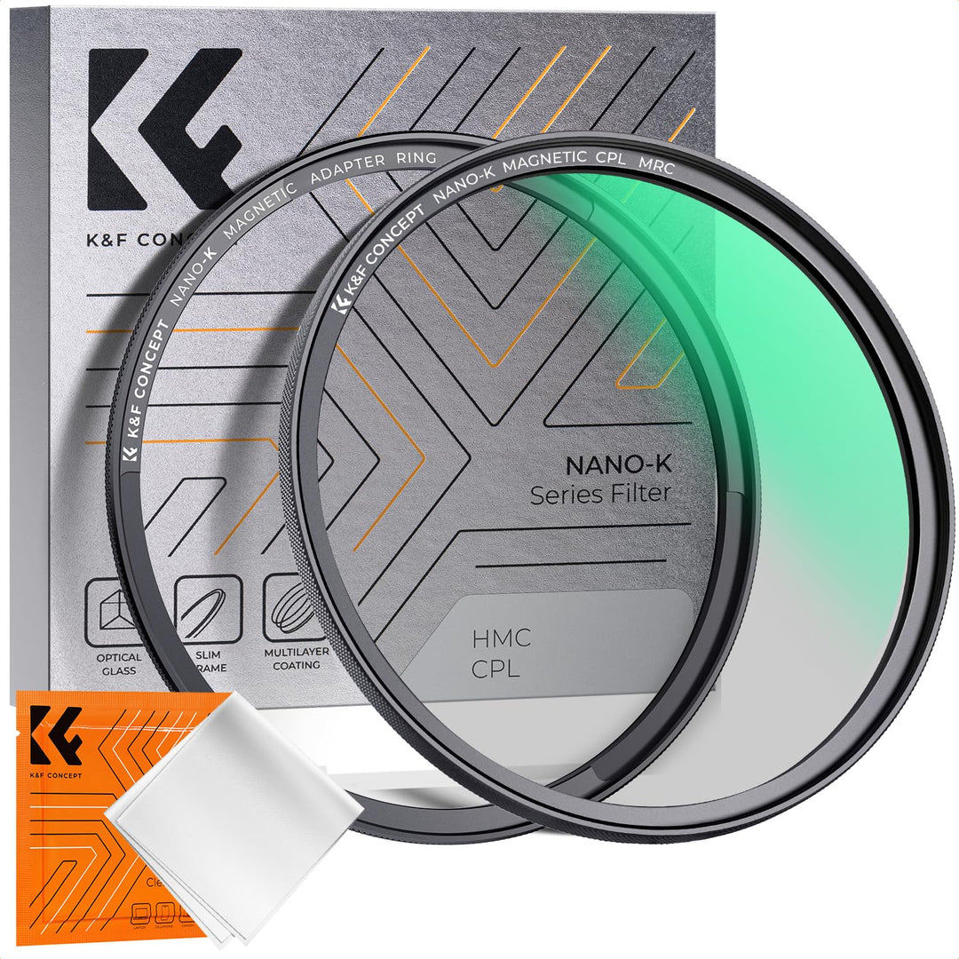 K&amp;F Concept K-Serie 77mm Slim Zirkularer Polfilter Polarisationsfilter CPL Magnetischer Filter Cirku