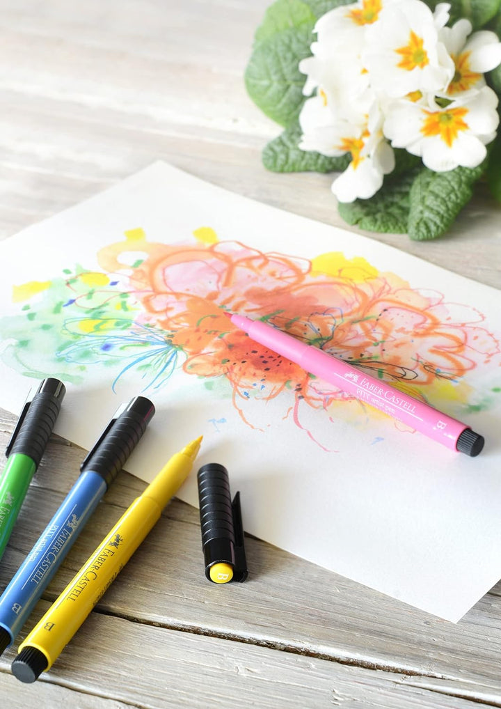 Faber-Castell 167150 PITT Künstlerstift Studiobox 60x Marker 60 stück (1er Pack) Single, 60 stück (1
