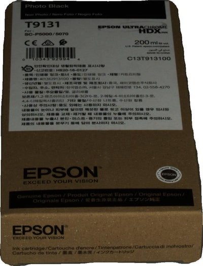 Epson C13T913100 passend für Scp5000 Fototinte Schwarz 200ml foto black, foto black