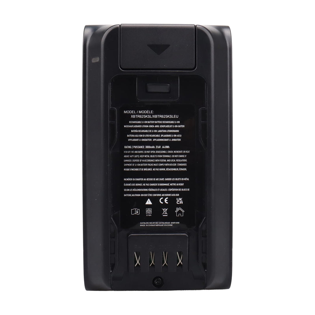 21,6 V 3000 mAh Lithium-Ionen-Akku, kompatibel mit Shark XBTR625KSL IW3511, IW3615, IW3110C, IW3111C