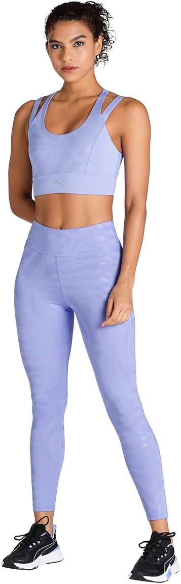 PUMA Damen Nova Shine High Waist 7/8 Trainings-Leggings XLElektro Purple