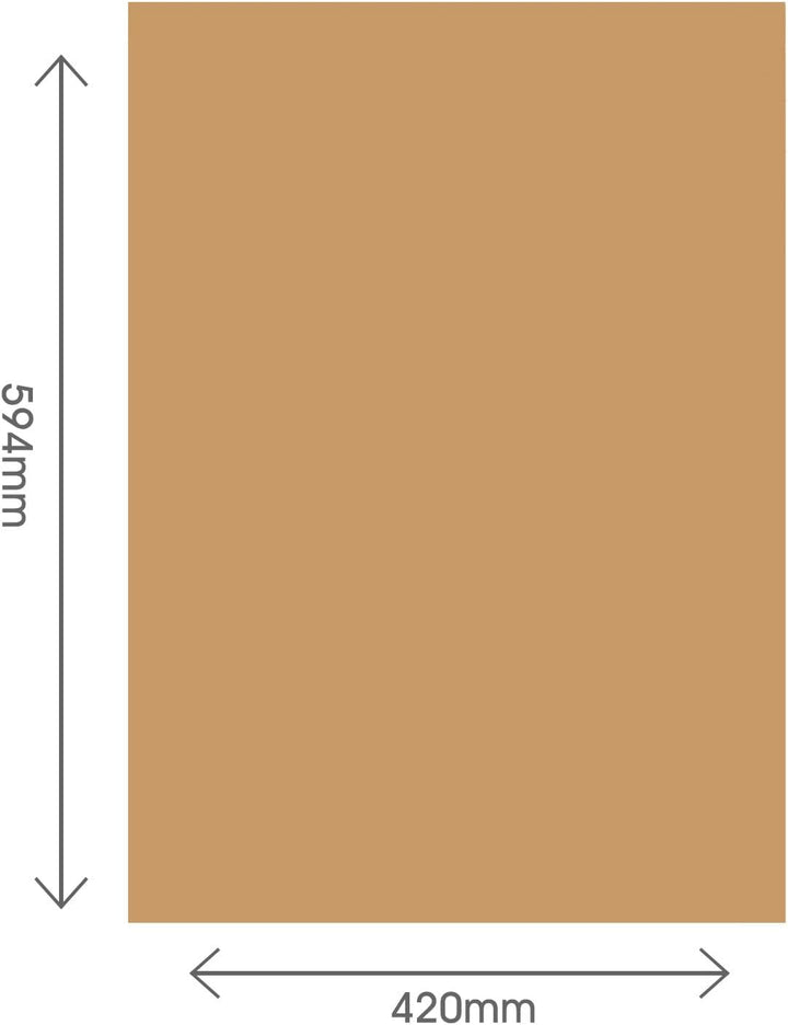 Artway - Beidseitige Wellpappe für Modellbau - Deckpapiere aus Kraftpapier mit 300 g/m² - Stärke 2 m