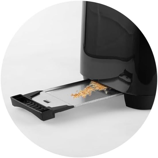 Prinz Doppelschlitz-Toaster PZ-TA2 – 750 W, 6 Bräunungsstufen, automatische Brotzentrierung, Auftaue