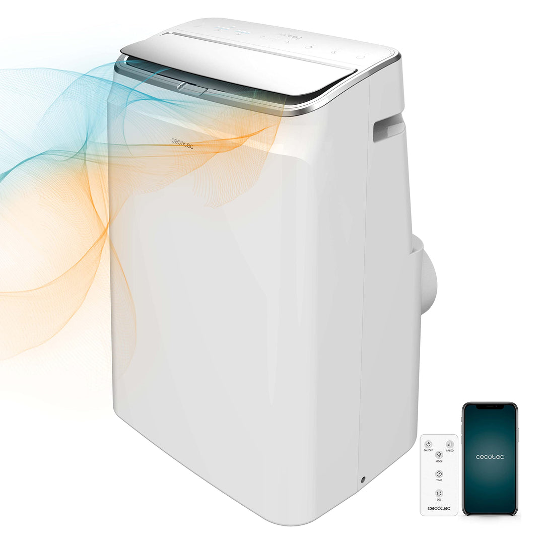 Cecotec Tragbare Klimaanlage mit Fernbedienung, WLAN und Wärmepumpe Forceclima 12800 Heizung angesch