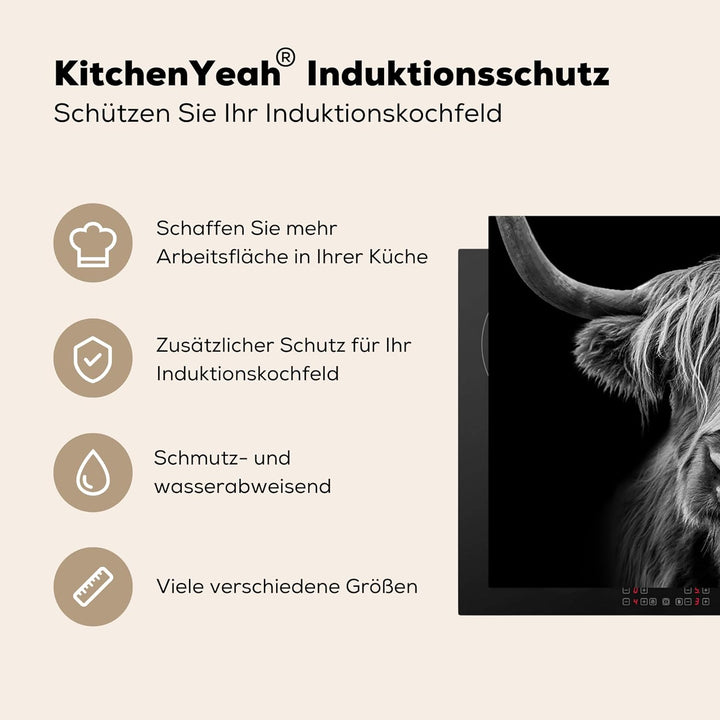 Herdabdeckplatte Einteilig Induktionsmatte Küche Abdeckung Ceranfeld Herd Abdeckplatte Vinyl Matte A