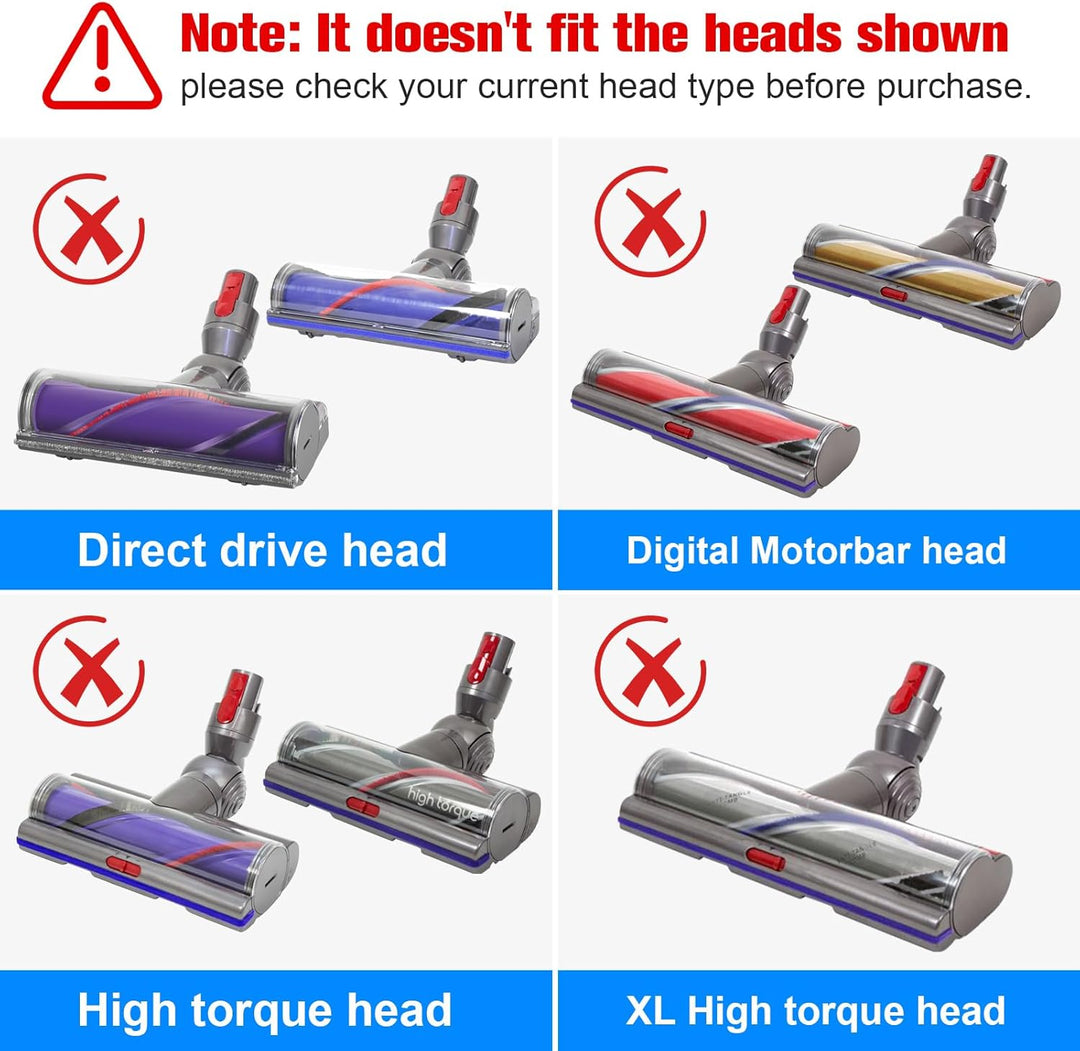 MOPEI Ersatz Bürstenstange und Endkappe Teil Nr. 972500-01 für Dyson Anti-Tangle Motorbar Staubsauge