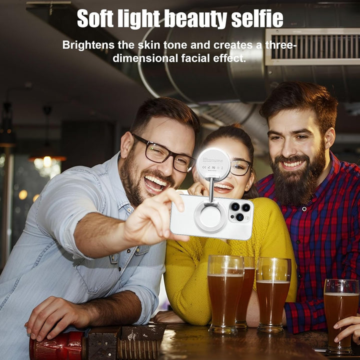 OneNine Magnetisches Selfie-Licht, 3-in-1 Magnetische Handy Füllen Ringlicht, LED Magnetisches Fülll
