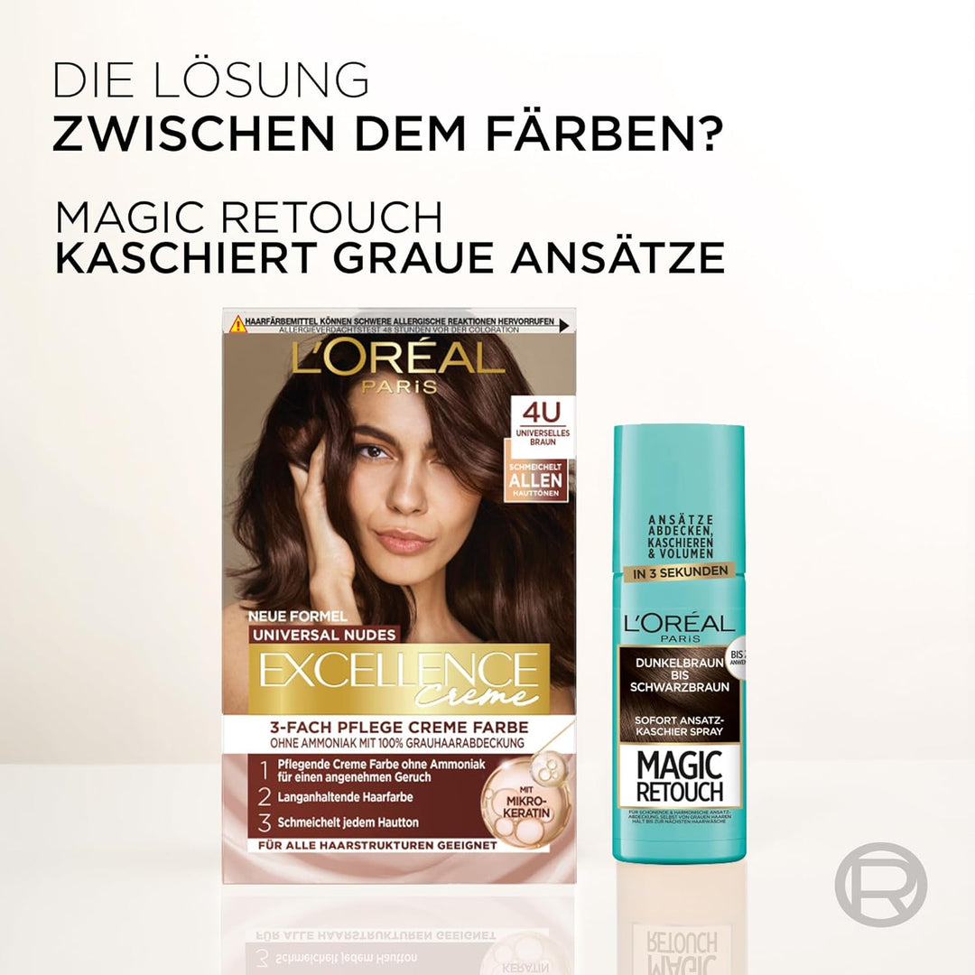 L'Oréal Paris Permanente Haarfarbe für jeden Hautton, Coloration ohne Ammoniak, Universale Nude-Töne