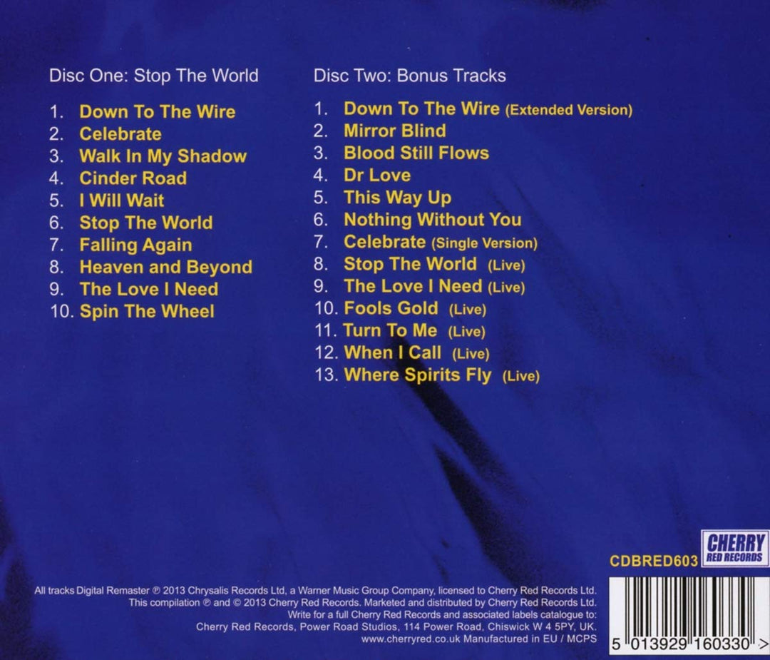 Stop the World (Deluxe Edition), Audio-CD