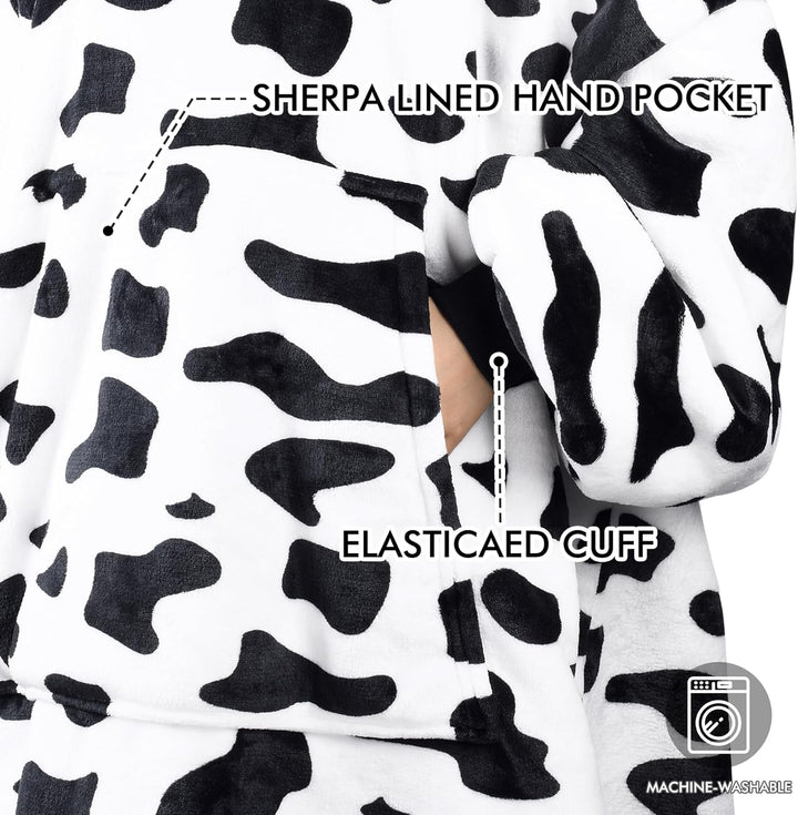 Catalonia Classy Oversized Sherpa Hoodie Decke, grosses Kapuzen-Sweatshirt für Frauen, weiche gemütl