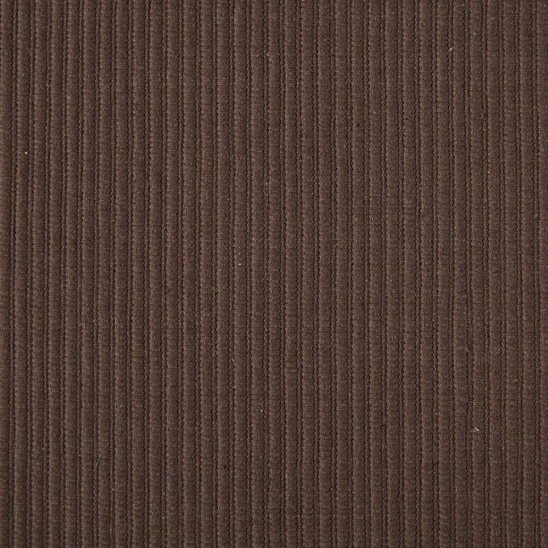 DII Basic Everyday Tischset aus 100% Baumwolle, gerippt, 33 x 48 cm, Dunkelbraun, 6 Stück, Dunkelbra
