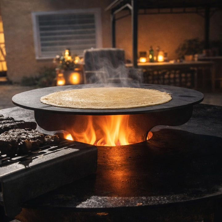 Terma Zubehör Crèpes Platte Made in Germany, plancha Platte, feuerplatte Grill, feuerschale mit gril