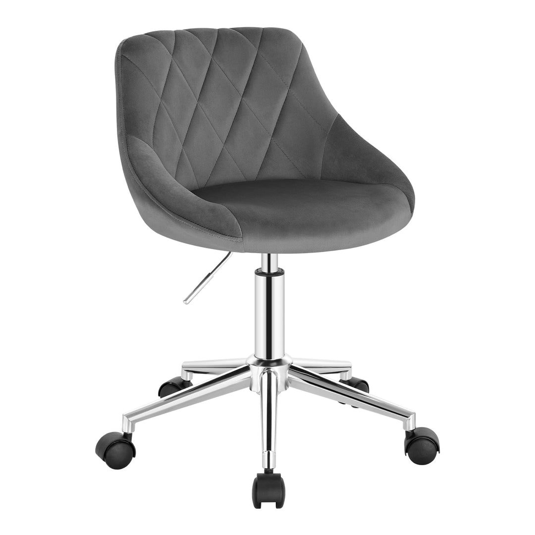 EUGAD Schminkstuhl, Homeoffice Stuhl, Schreibtischstuhl, Kosmetikhocker, Bürostuhl Kinder, höhenvers