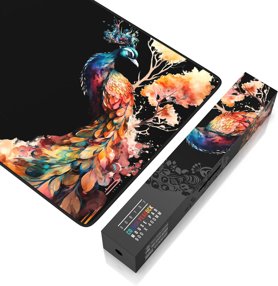 TITANWOLF - XXL Speed Gaming Mauspad 900 x 400mm - XXL Mousepad - Tischunterlage Large Size - verbes