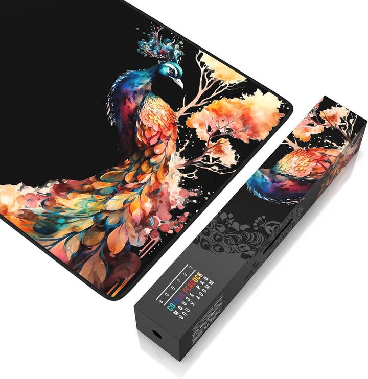 TITANWOLF - XXL Speed Gaming Mauspad 900 x 400mm - XXL Mousepad - Tischunterlage Large Size - verbes