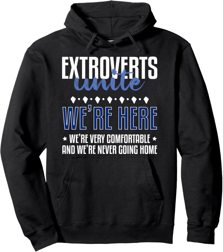 Persönlichkeitstyp Extrovertiert Menschenfreund Philanthrop Pullover Hoodie