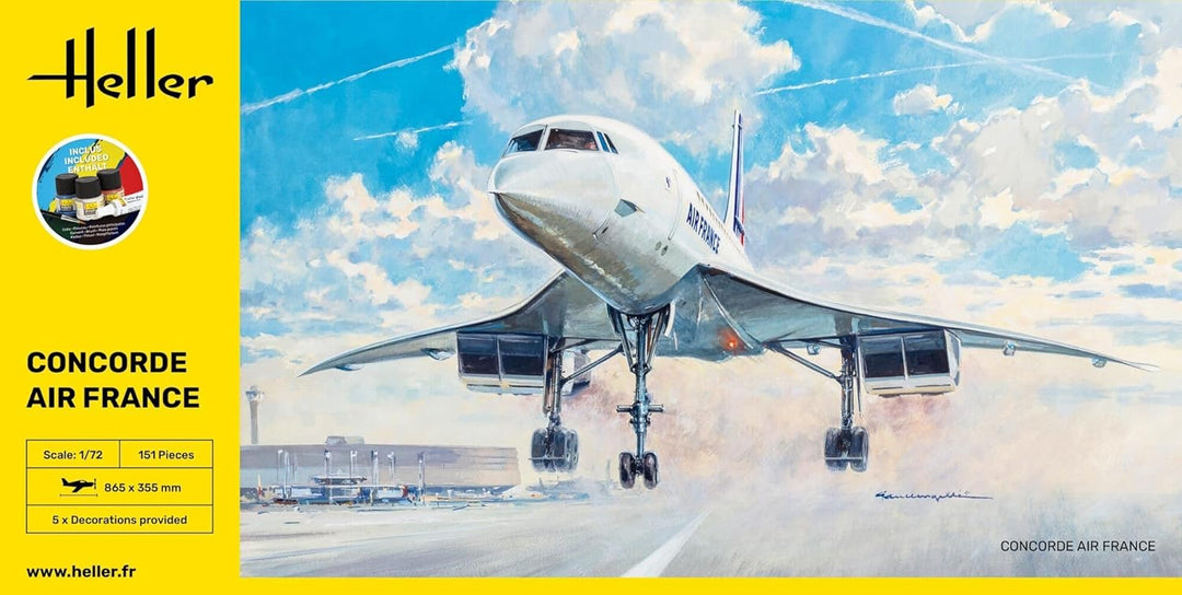 heller - 1/72 Starter Kit Concorde Air Francehel56469