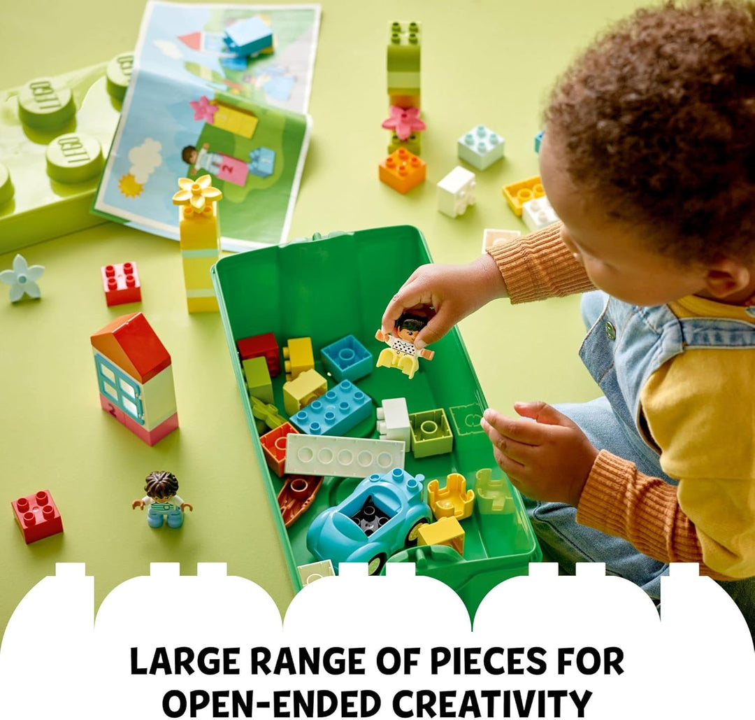 LEGO DUPLO Klassische Brick Box 10913 erstes Set mit Aufbewahrungsbox, tolles Lernspielzeug für Klei