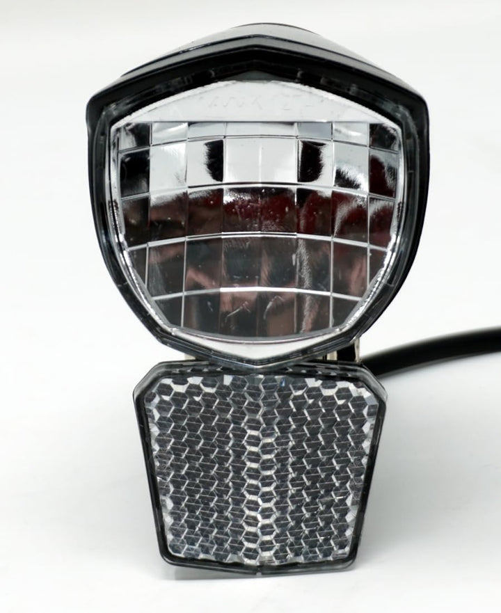 E-Bike LED Scheinwerfer 75 Lux 6-48 Volt Beleuchtung Lampe StVZO