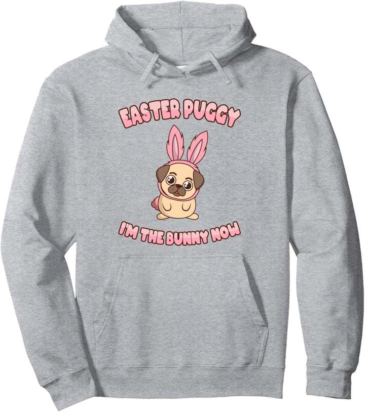 Easter Puggy Pug Wauwau Vierbeiner Hundebesitzer Mops Hund Pullover Hoodie