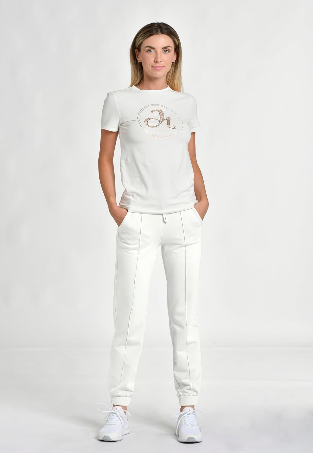 Deha - Hose aus Baumwolle für Frau XS Weiss, XS Weiss