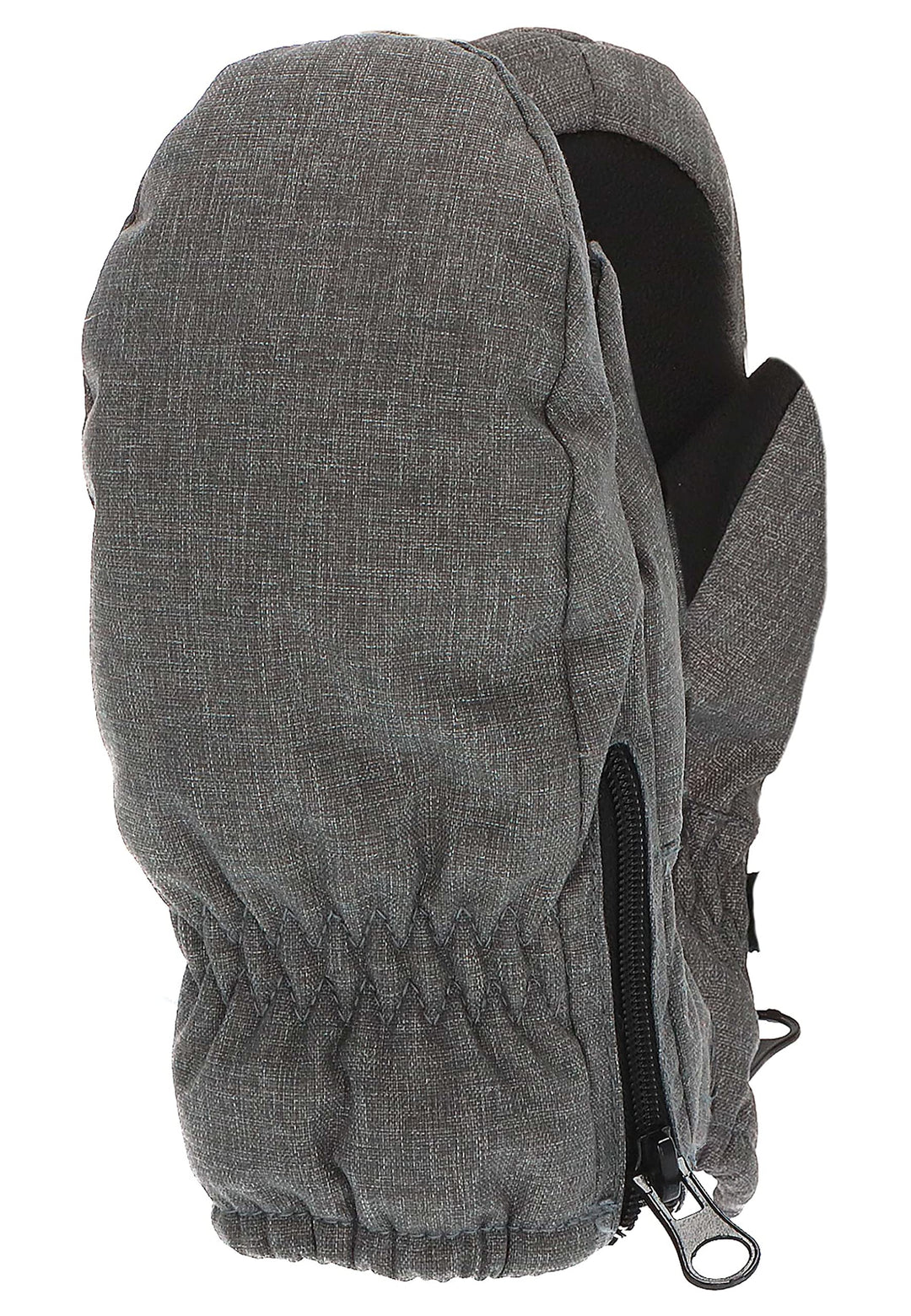 Sterntaler Unisex Kinder Melange mit Daumen und Seitlichem Reissverschluss Fäustlinge 1 Grün Melange