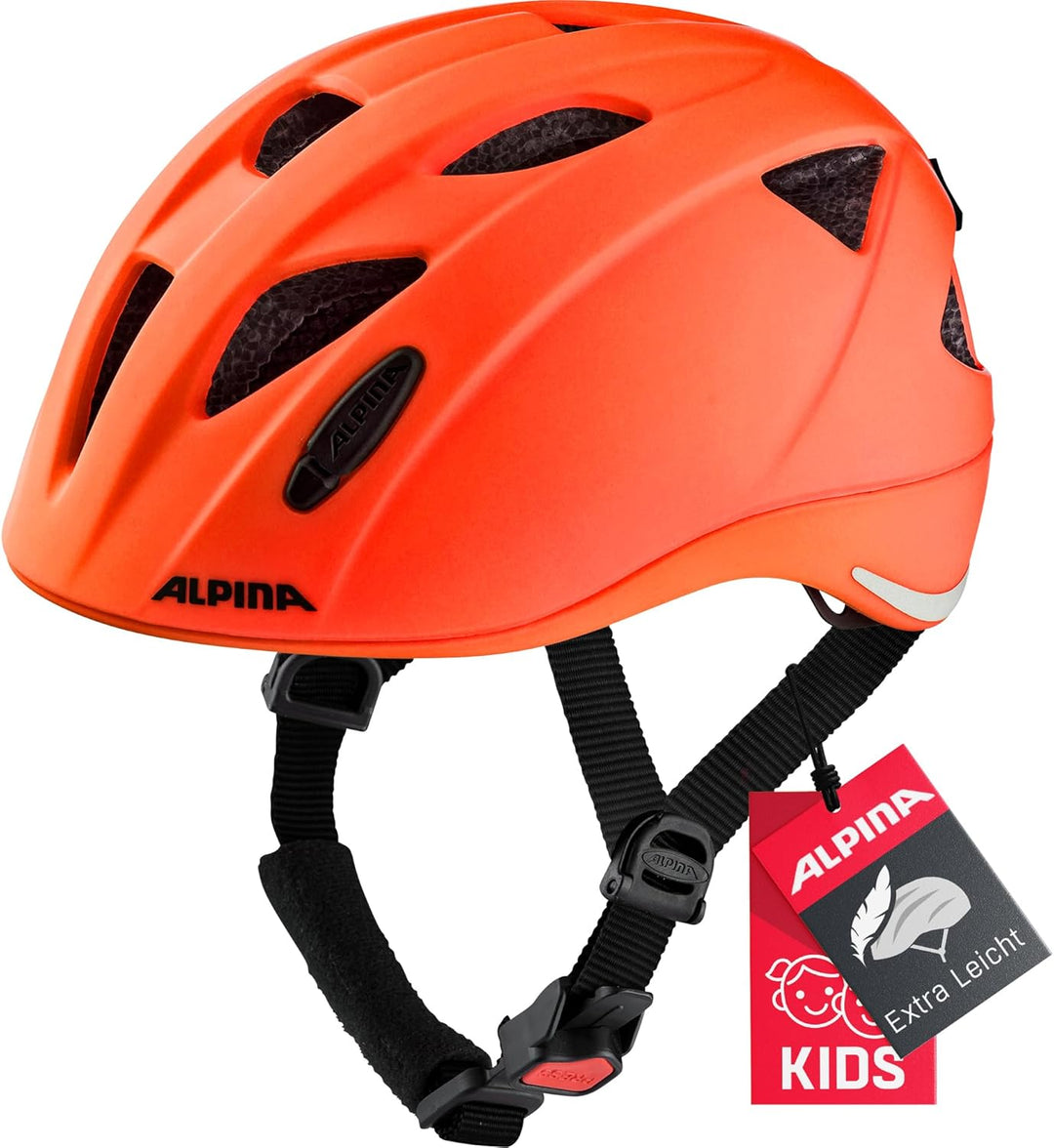 ALPINA XIMO L.E. - Leichter, Sicherer & Bruchfester Fahrradhelm Mit Optionalen LED-Licht Für Kinder