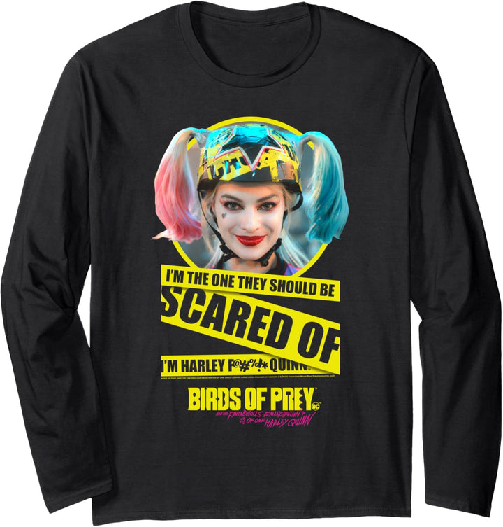 Birds of Prey Harley Quinn Scared Of Langarmshirt
