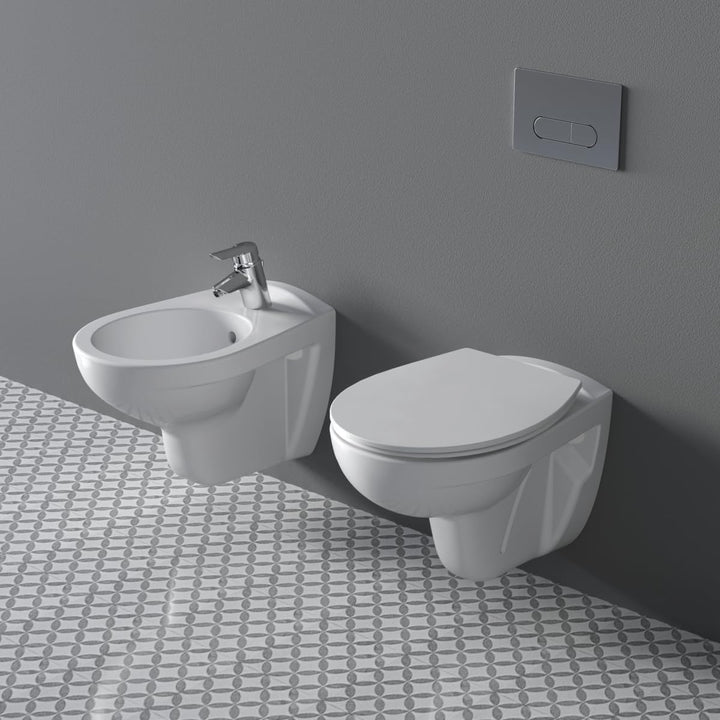 Ideal Standard E131601 Sandringham 21 normaler geschlossener WC-Sitz, weiss, Standard Close, Standar