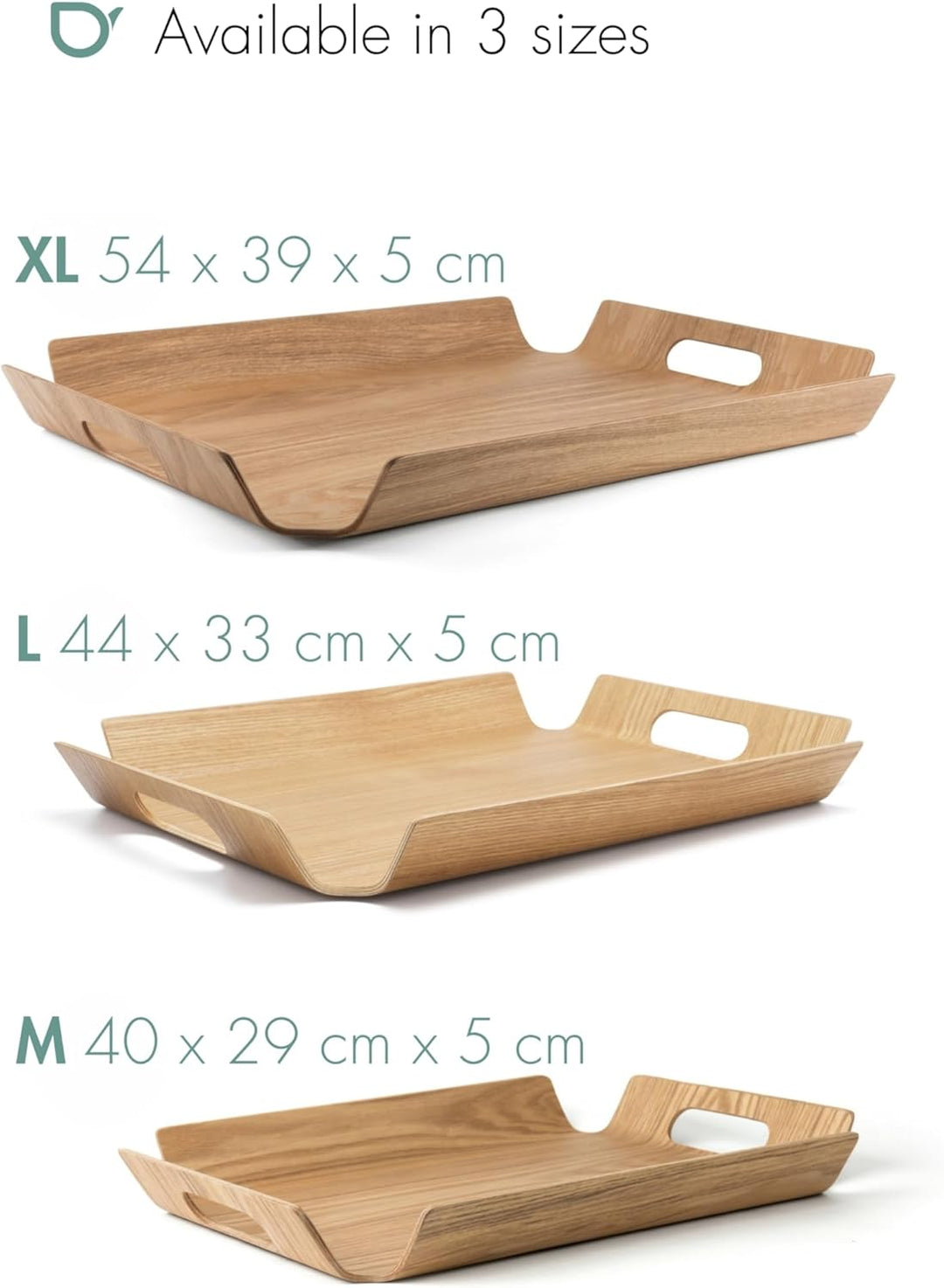Bredemeijer Tablett Madera M 39.8 x 28.7 x 4.4 cm, 39.8 x 28.7 x 4.4 cm