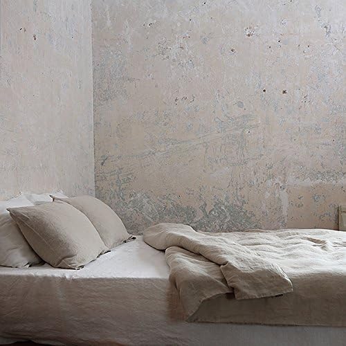LinenMe 240 x 220 cm Vorgewaschenes naturfarbenes Leinen-Duvet 0296308 220 x 240 cm, 220 x 240 cm