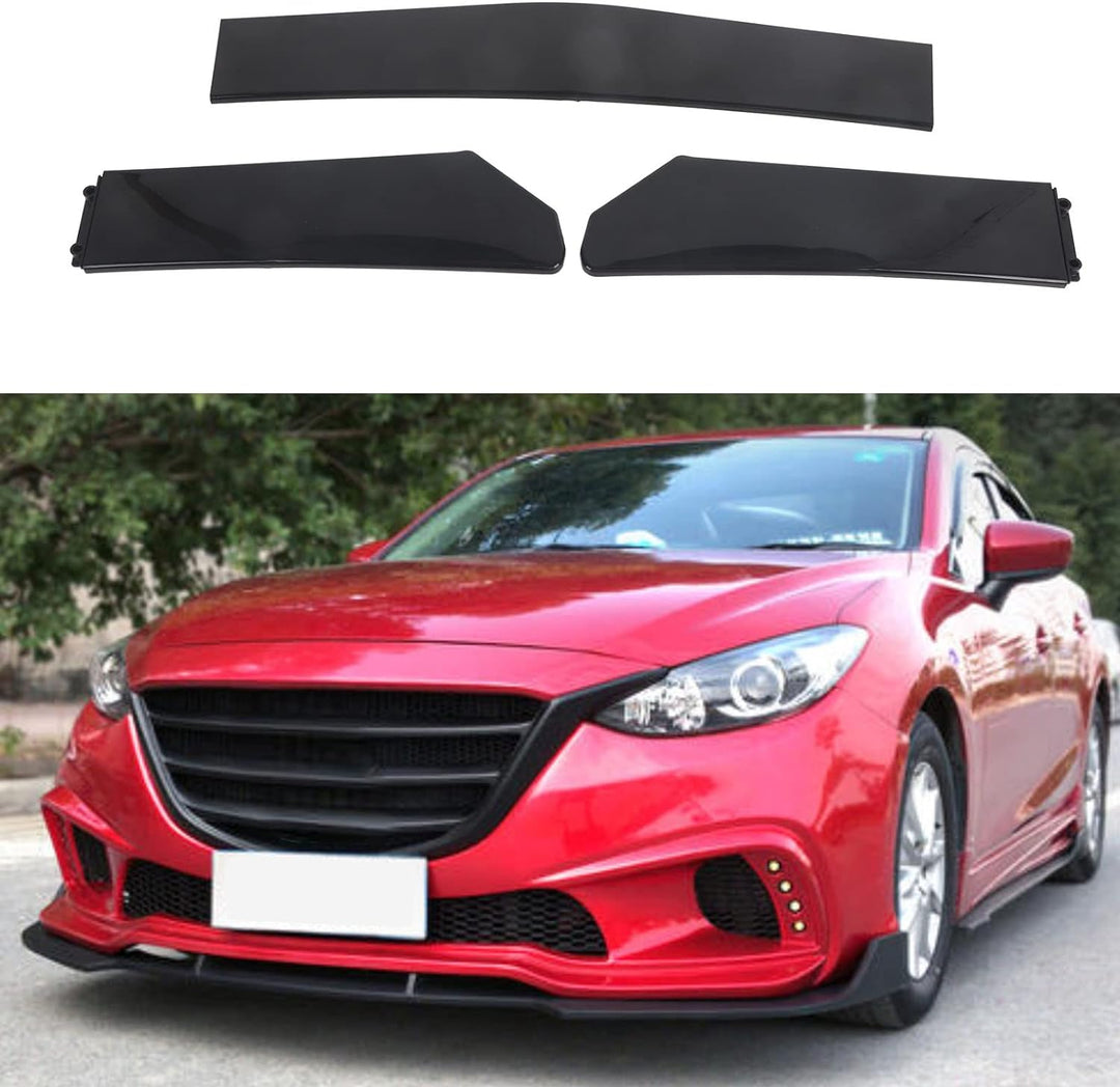 5pcs Frontschürze Lip Splitter, Frontschürze Lip Body Kit Universal Lip Splitter Spoiler Diffusor Ca