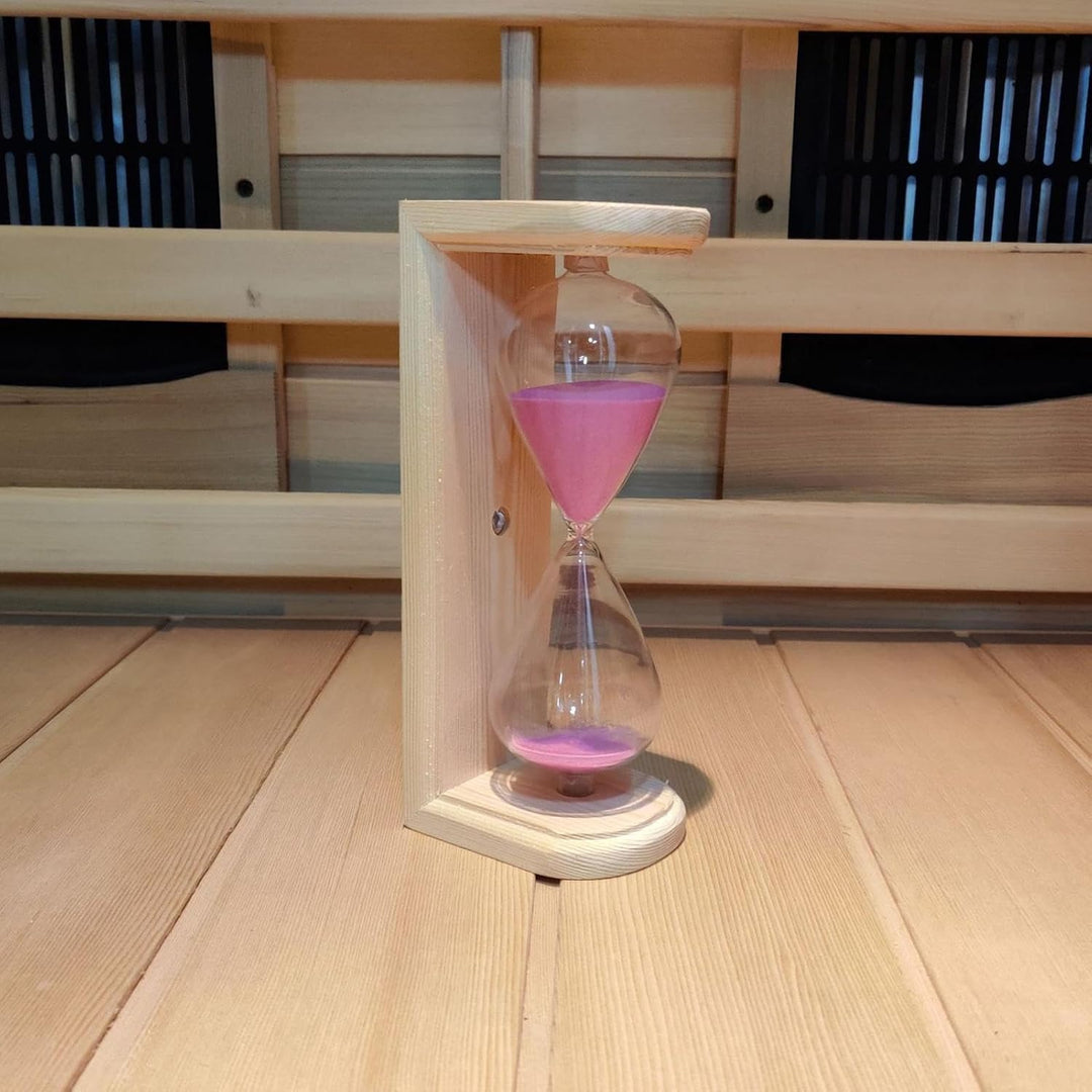 FSC zertifizierte Sauna Sanduhr - 15 Min - hitzebeständig & TÜV geprüft FSC zertifizierte Sauna Sanduhr - 15 Min - hitzebeständig & TÜV geprüft