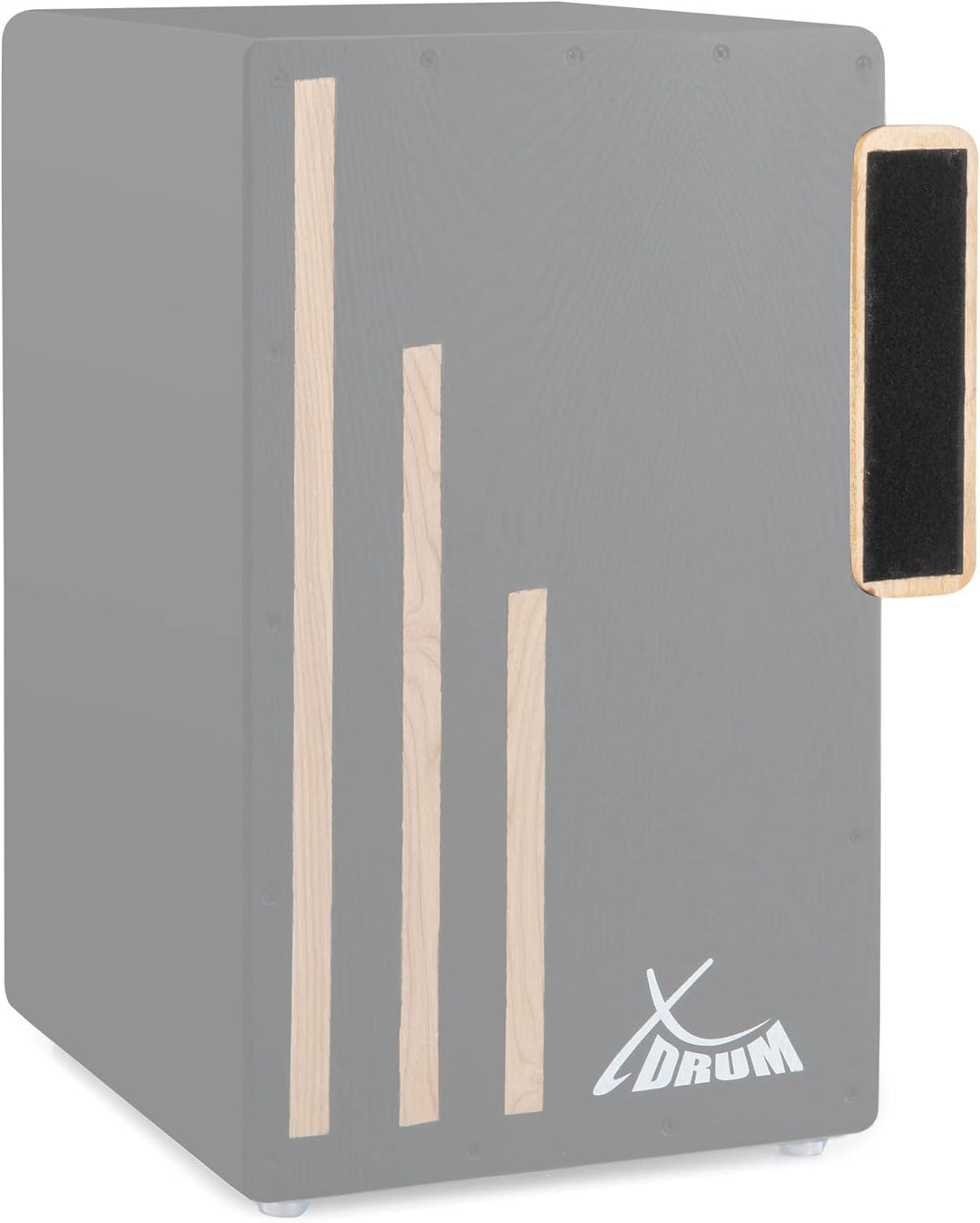 XDrum CAH-1 Cajon-Accessory Halterung - Montageplatte für Kleinpercussion - Wird an Cajon geklettet