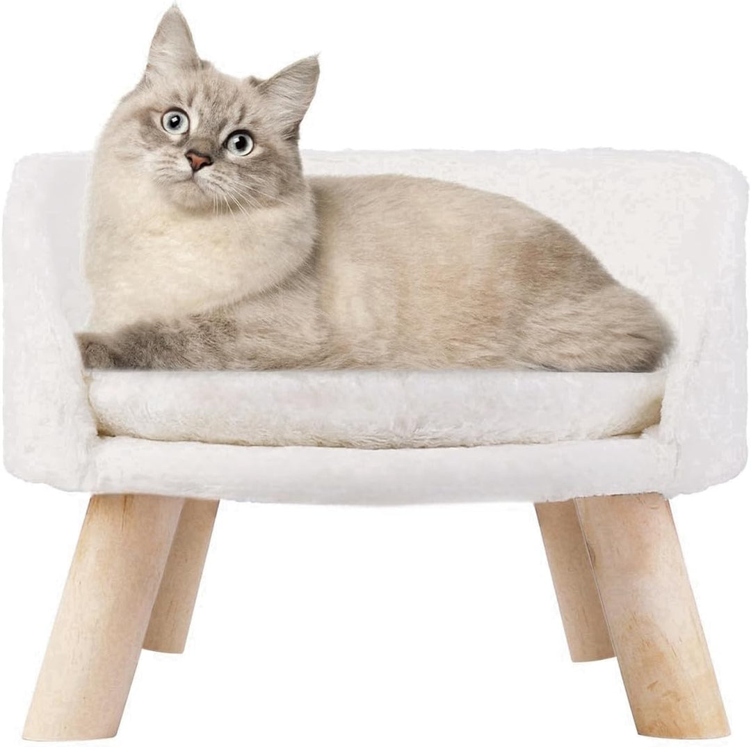 BingoPaw Katzensofa Luxus Katzensofa grosse Katzen katzensessel Katzenhocker erhöhtes Katzenbett mit