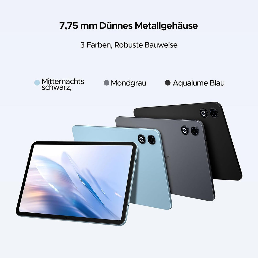 Tab G6 Max Android 16 Tablet 13,4 Zoll FHD+ 90Hz 32GB RAM+256GB ROM 11000mAh Tablet mit SIM Card Slo
